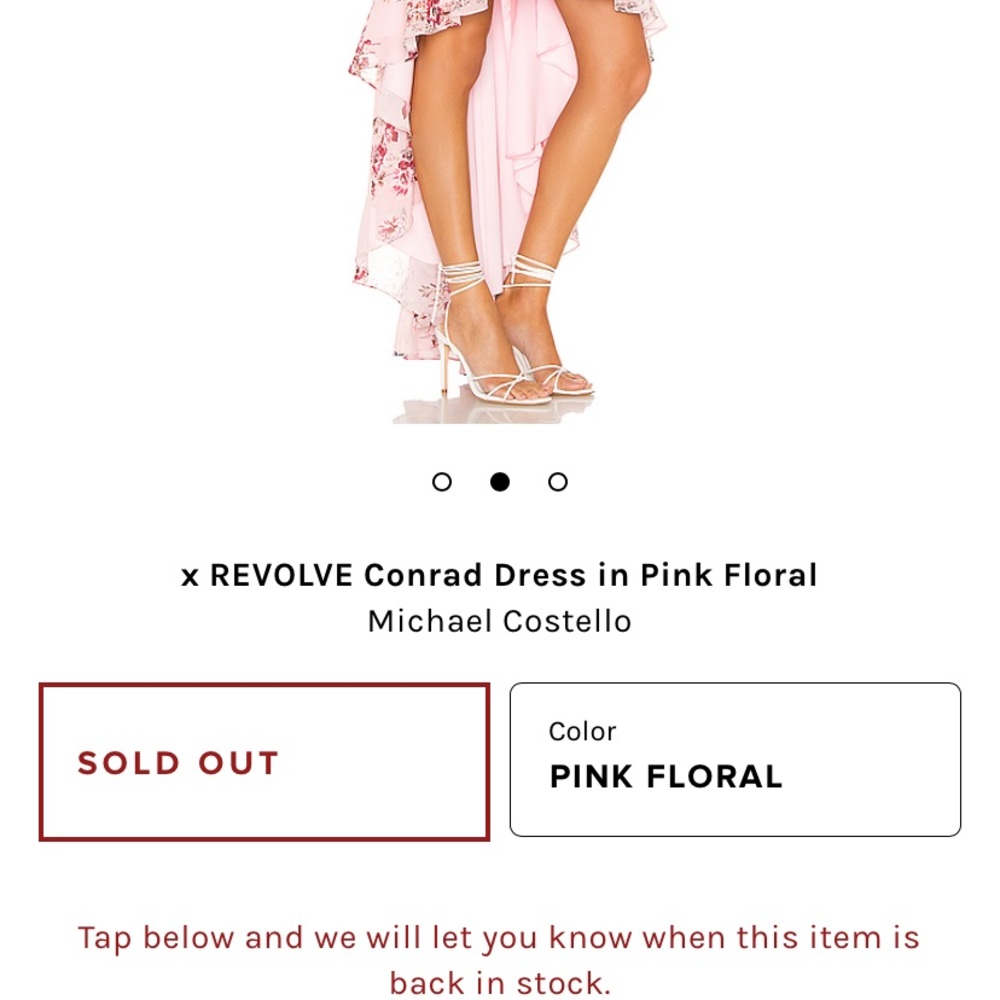 ISO Michael Costello Conrad Dress xRevolve - Picture 3 of 4